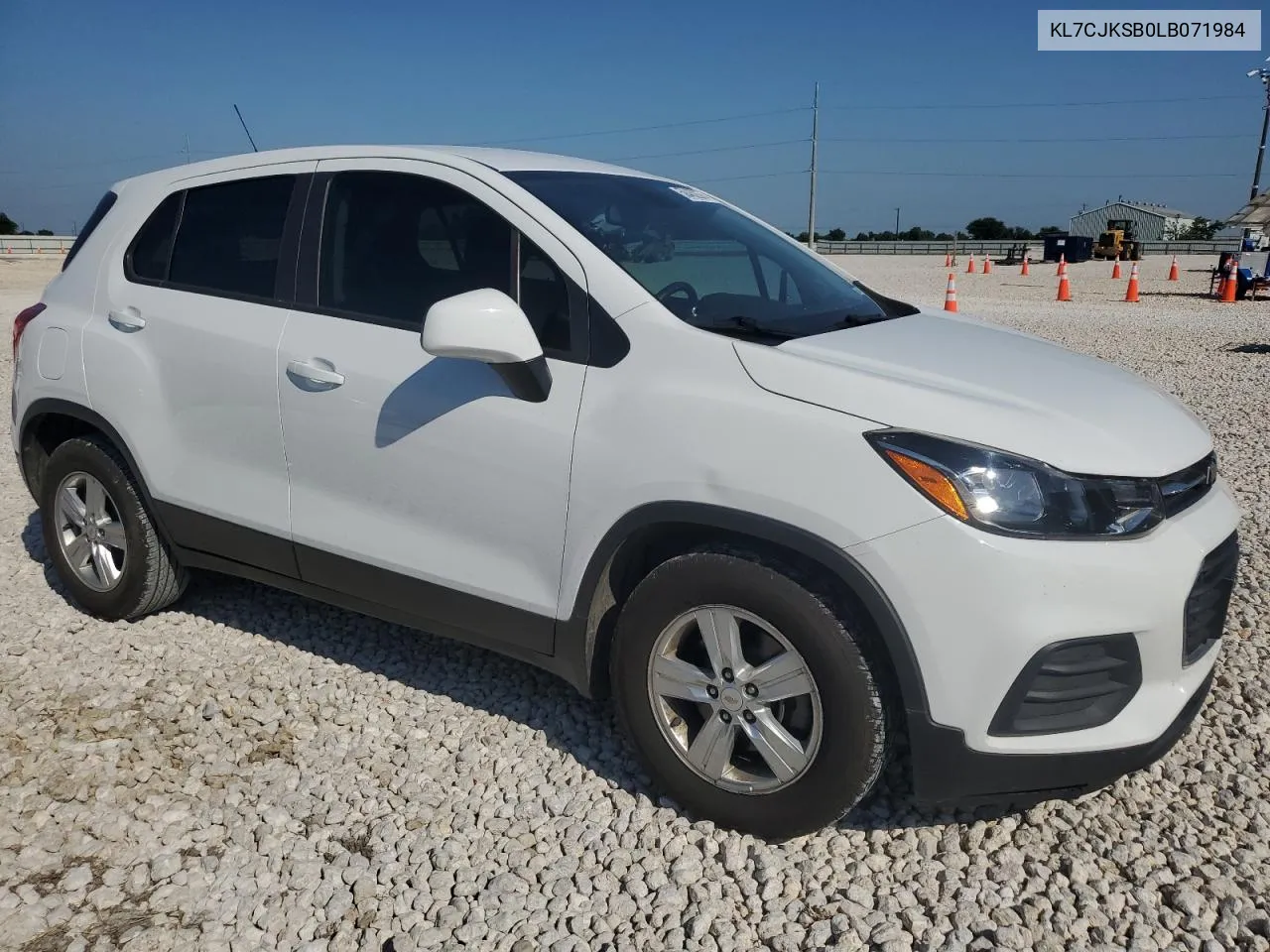 2020 Chevrolet Trax Ls VIN: KL7CJKSB0LB071984 Lot: 58462674