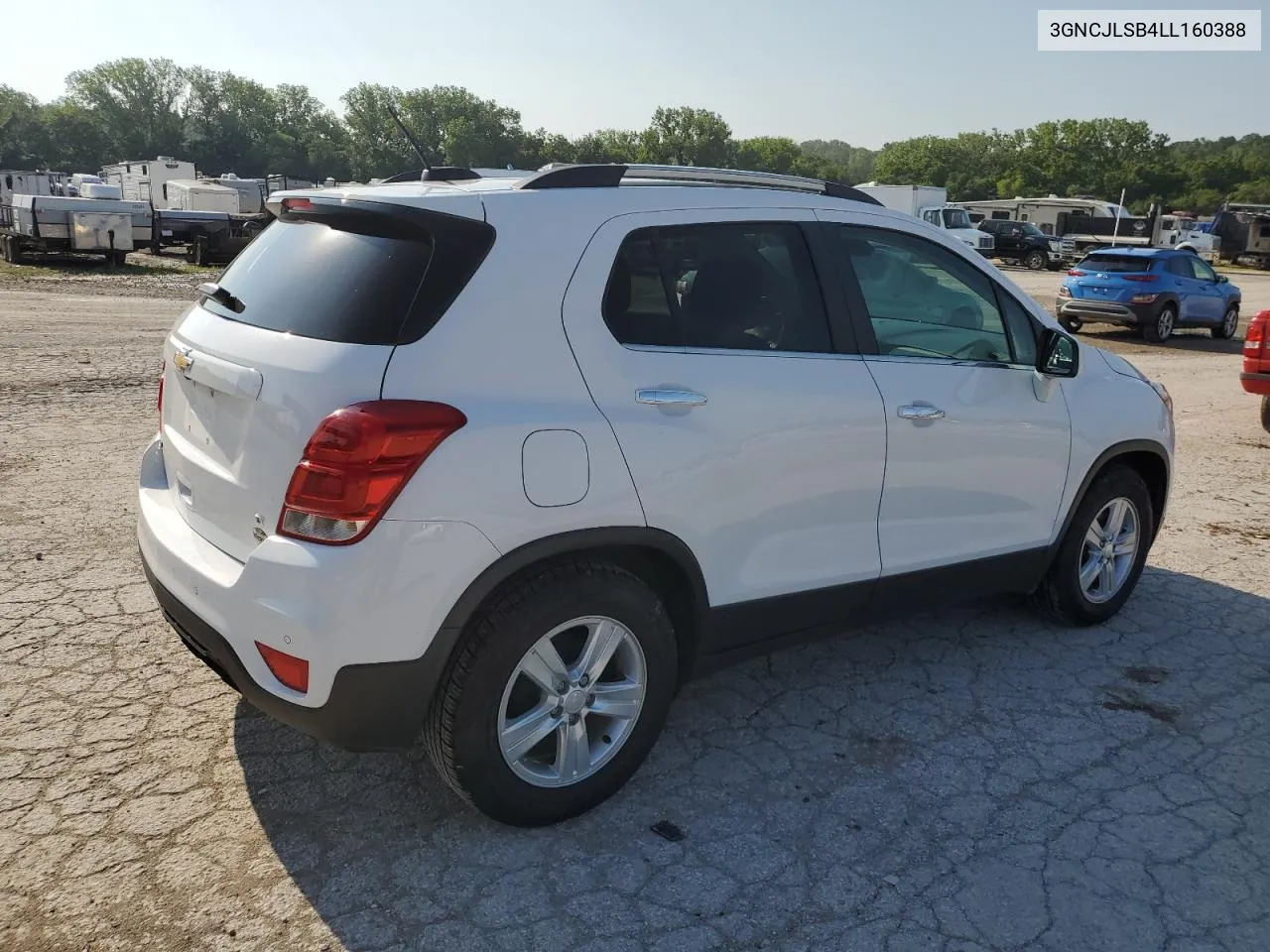 2020 Chevrolet Trax 1Lt VIN: 3GNCJLSB4LL160388 Lot: 59700234