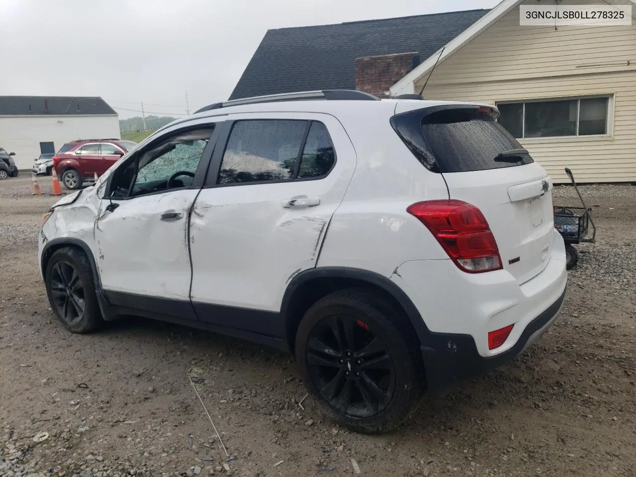 2020 Chevrolet Trax 1Lt VIN: 3GNCJLSB0LL278325 Lot: 61711014