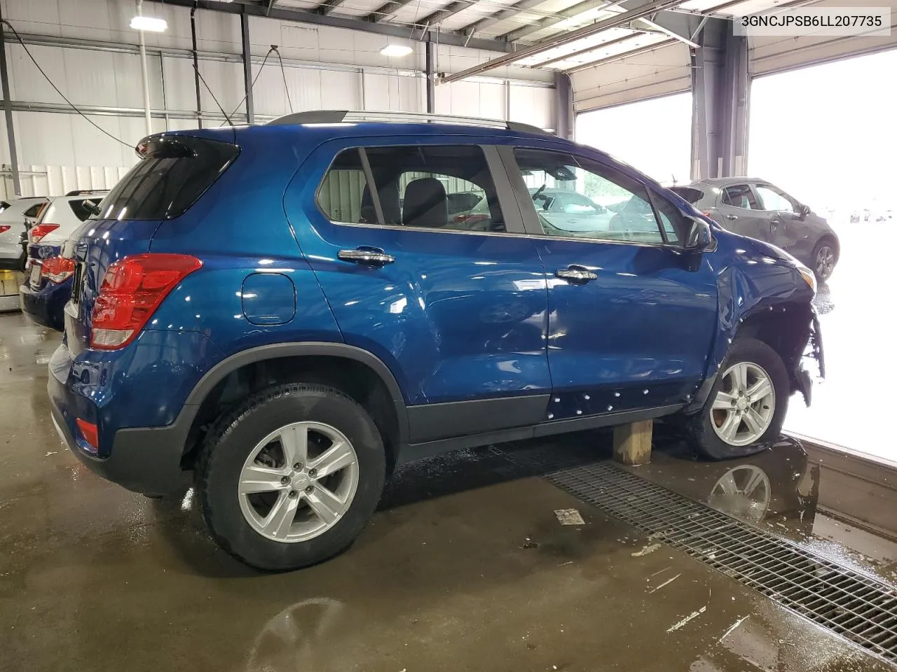 3GNCJPSB6LL207735 2020 Chevrolet Trax 1Lt