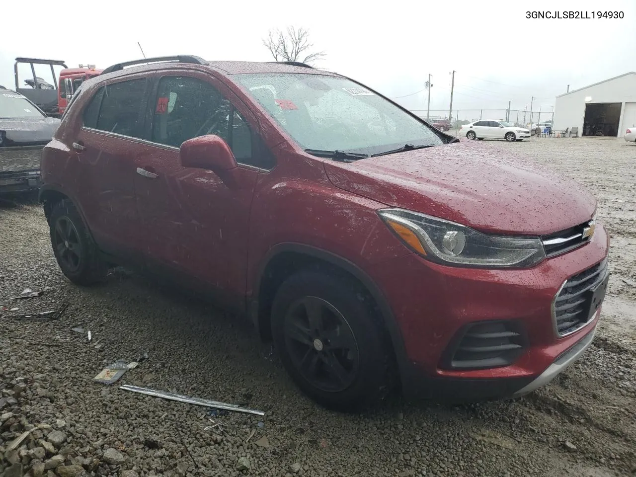 2020 Chevrolet Trax 1Lt VIN: 3GNCJLSB2LL194930 Lot: 62214794