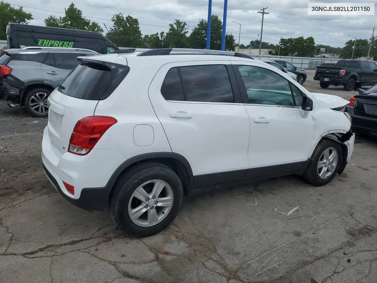 3GNCJLSB2LL201150 2020 Chevrolet Trax 1Lt