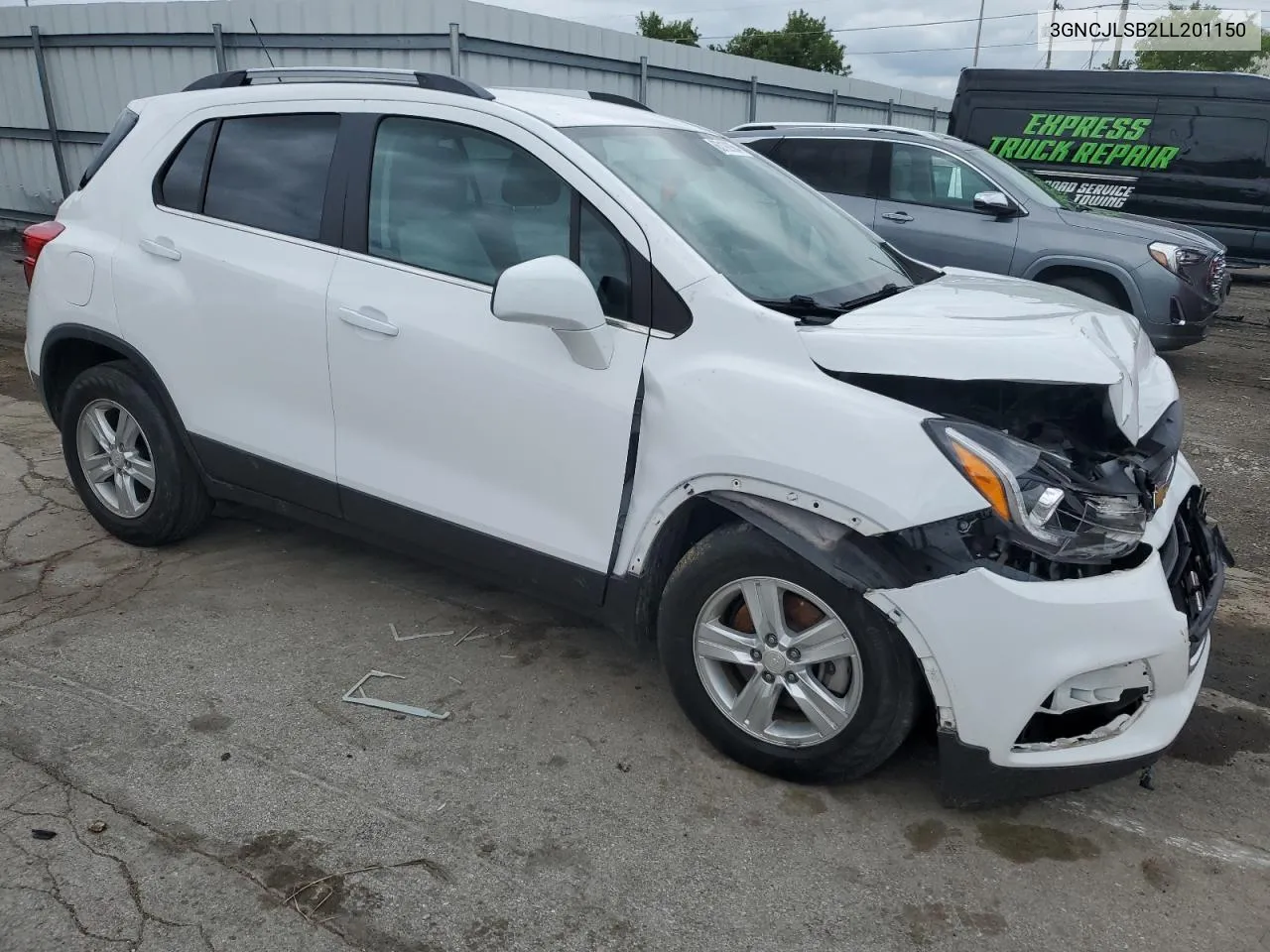 2020 Chevrolet Trax 1Lt VIN: 3GNCJLSB2LL201150 Lot: 63199354