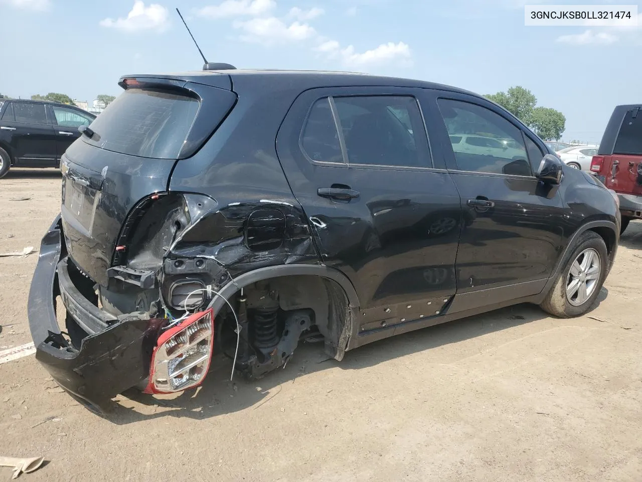 3GNCJKSB0LL321474 2020 Chevrolet Trax Ls