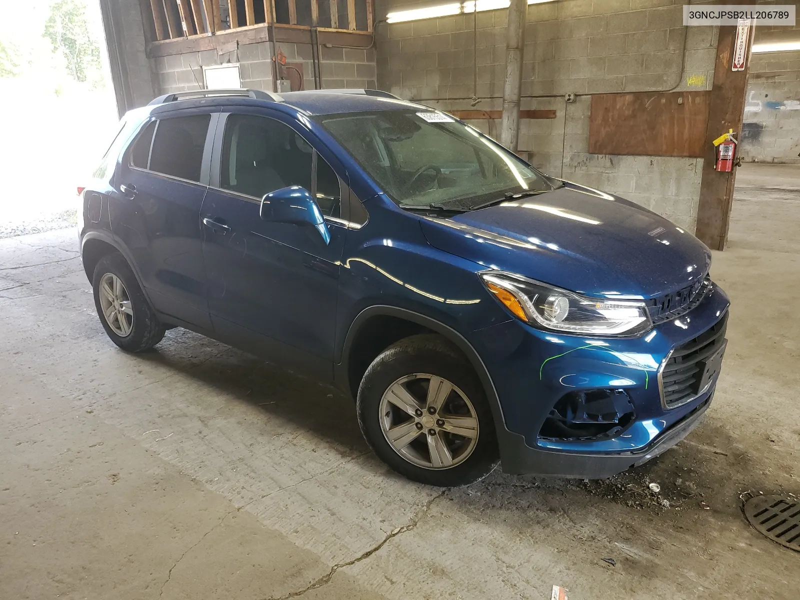 2020 Chevrolet Trax 1Lt VIN: 3GNCJPSB2LL206789 Lot: 63815514