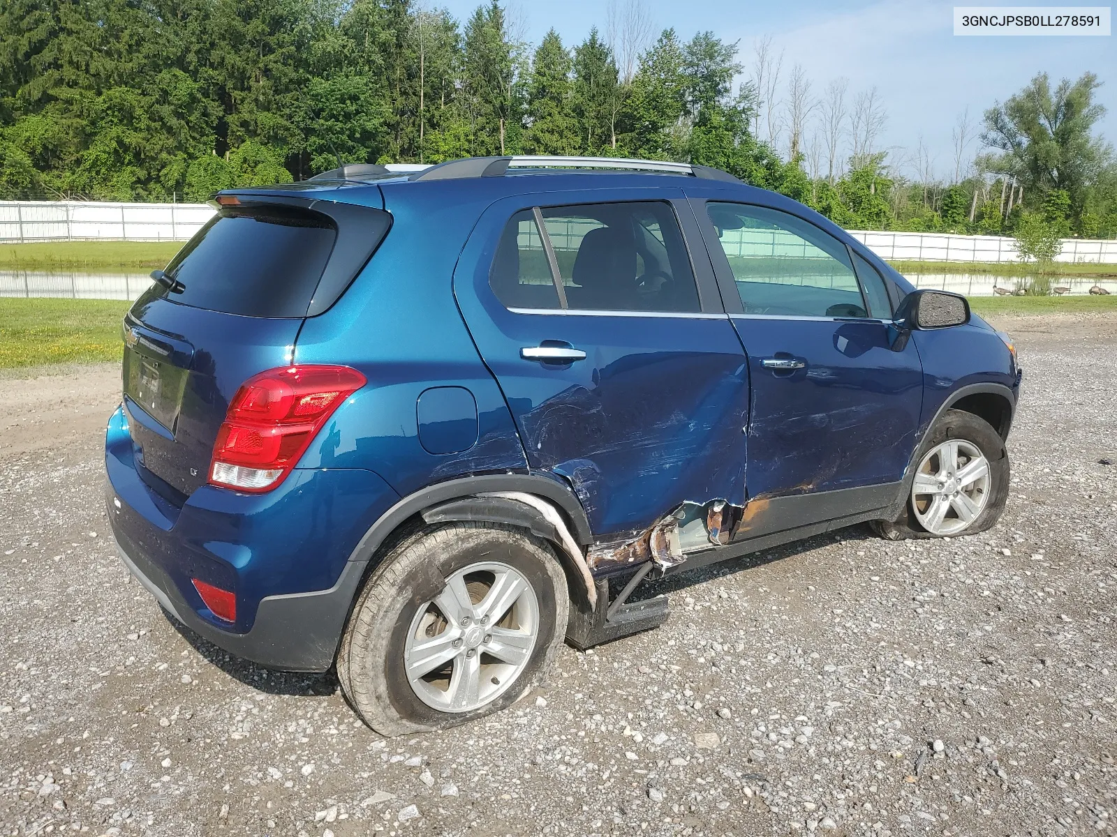 2020 Chevrolet Trax 1Lt VIN: 3GNCJPSB0LL278591 Lot: 64178054