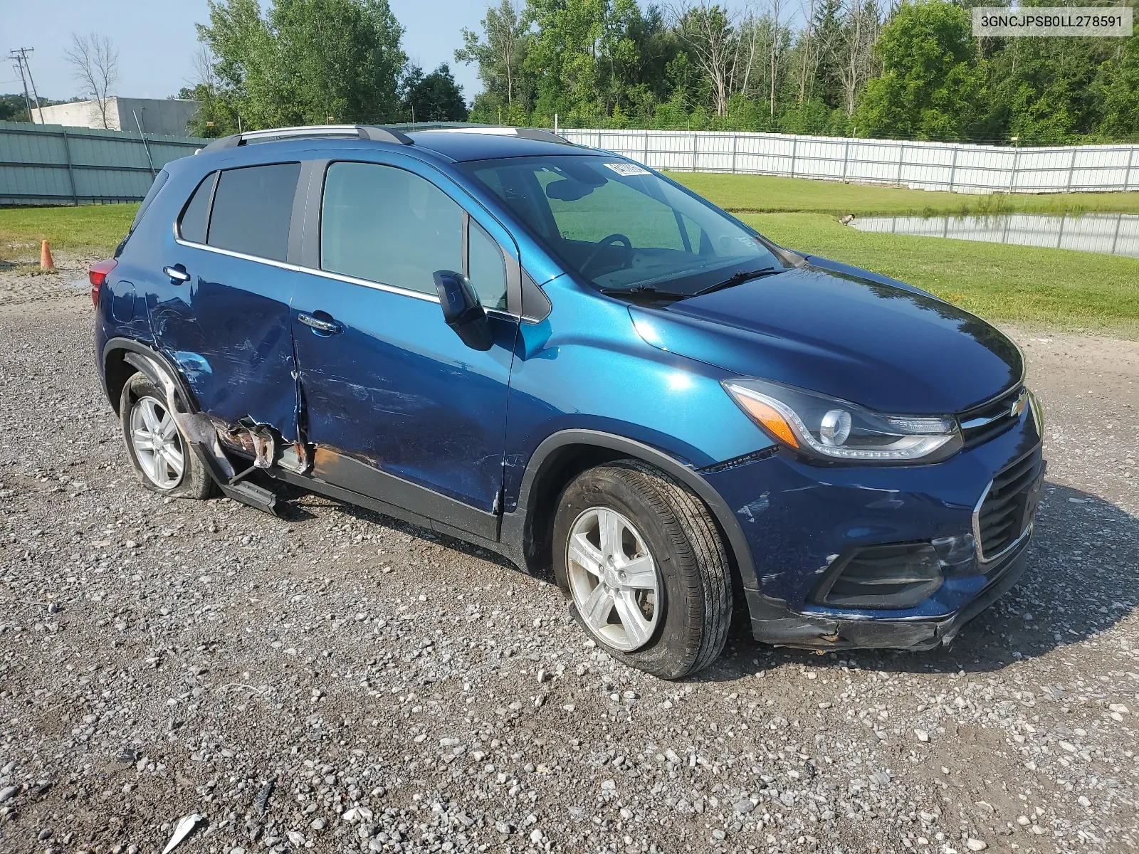 2020 Chevrolet Trax 1Lt VIN: 3GNCJPSB0LL278591 Lot: 64178054