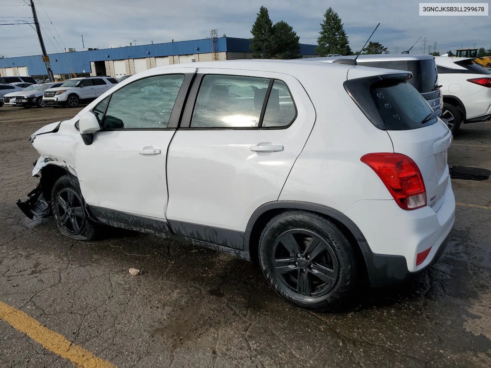 2020 Chevrolet Trax Ls VIN: 3GNCJKSB3LL299678 Lot: 64202194