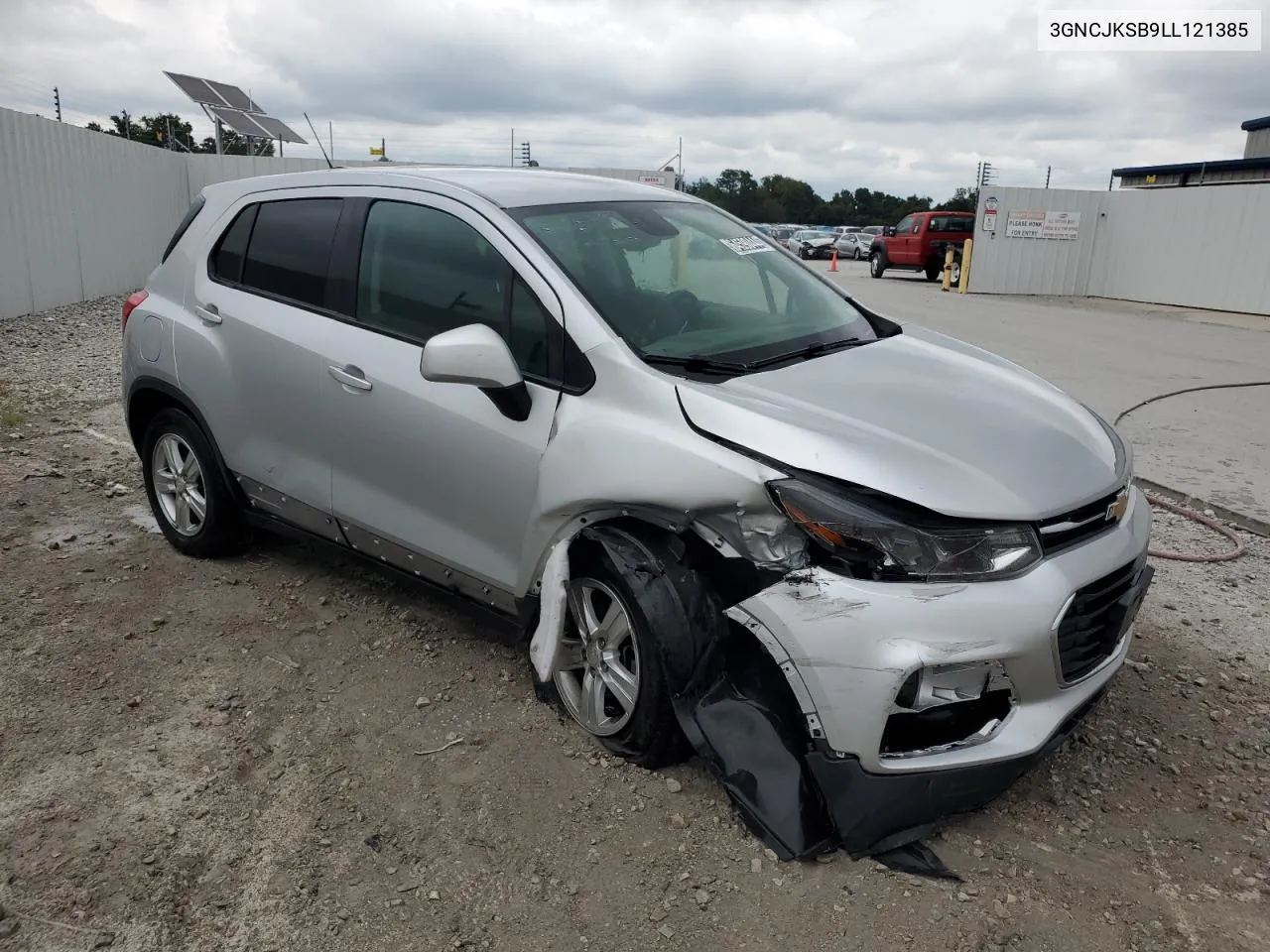 2020 Chevrolet Trax Ls VIN: 3GNCJKSB9LL121385 Lot: 64590444