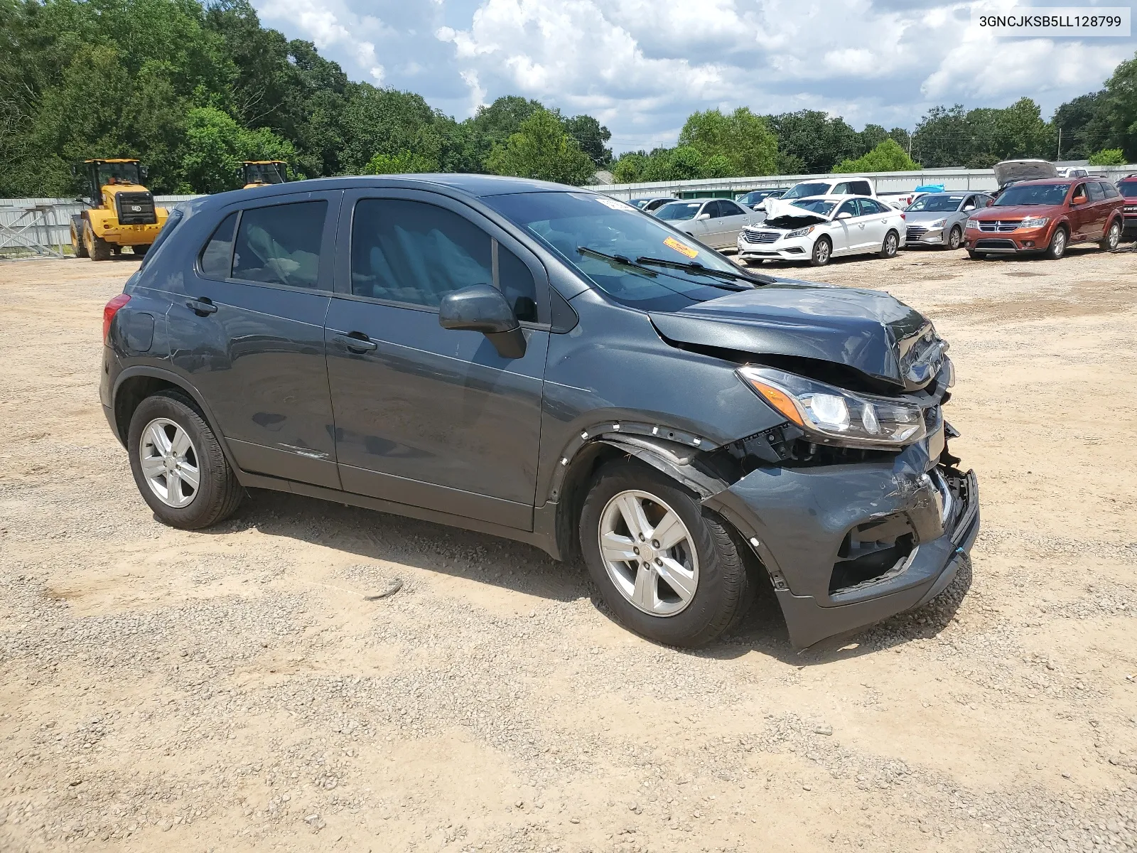 2020 Chevrolet Trax Ls VIN: 3GNCJKSB5LL128799 Lot: 64728944