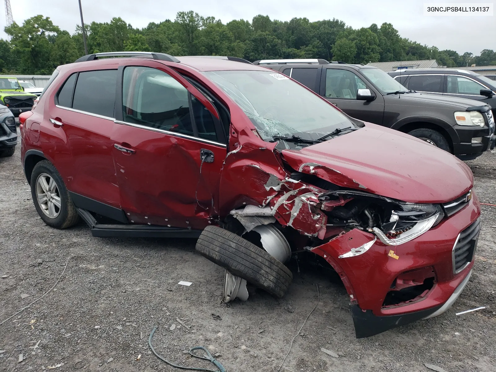 2020 Chevrolet Trax 1Lt VIN: 3GNCJPSB4LL134137 Lot: 64826404