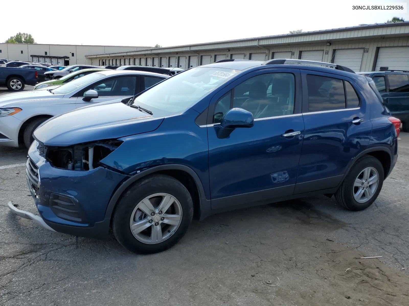 2020 Chevrolet Trax 1Lt VIN: 3GNCJLSBXLL229536 Lot: 65781564