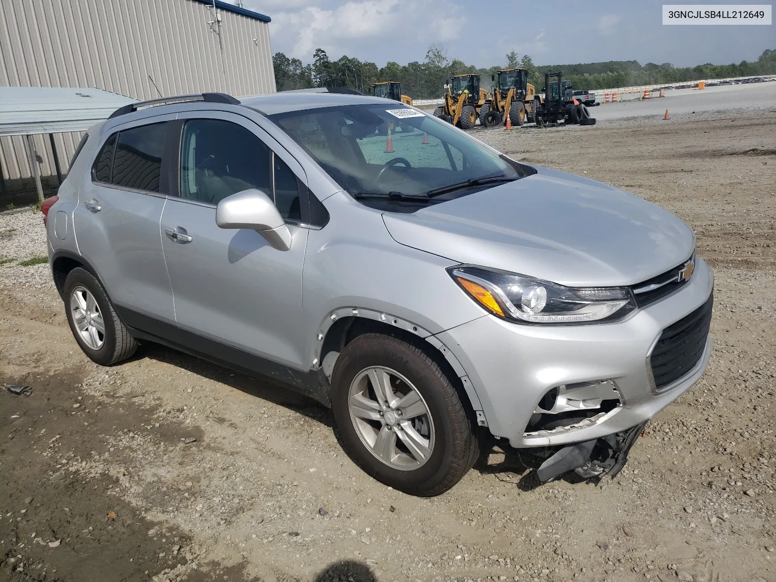 2020 Chevrolet Trax 1Lt VIN: 3GNCJLSB4LL212649 Lot: 65999264