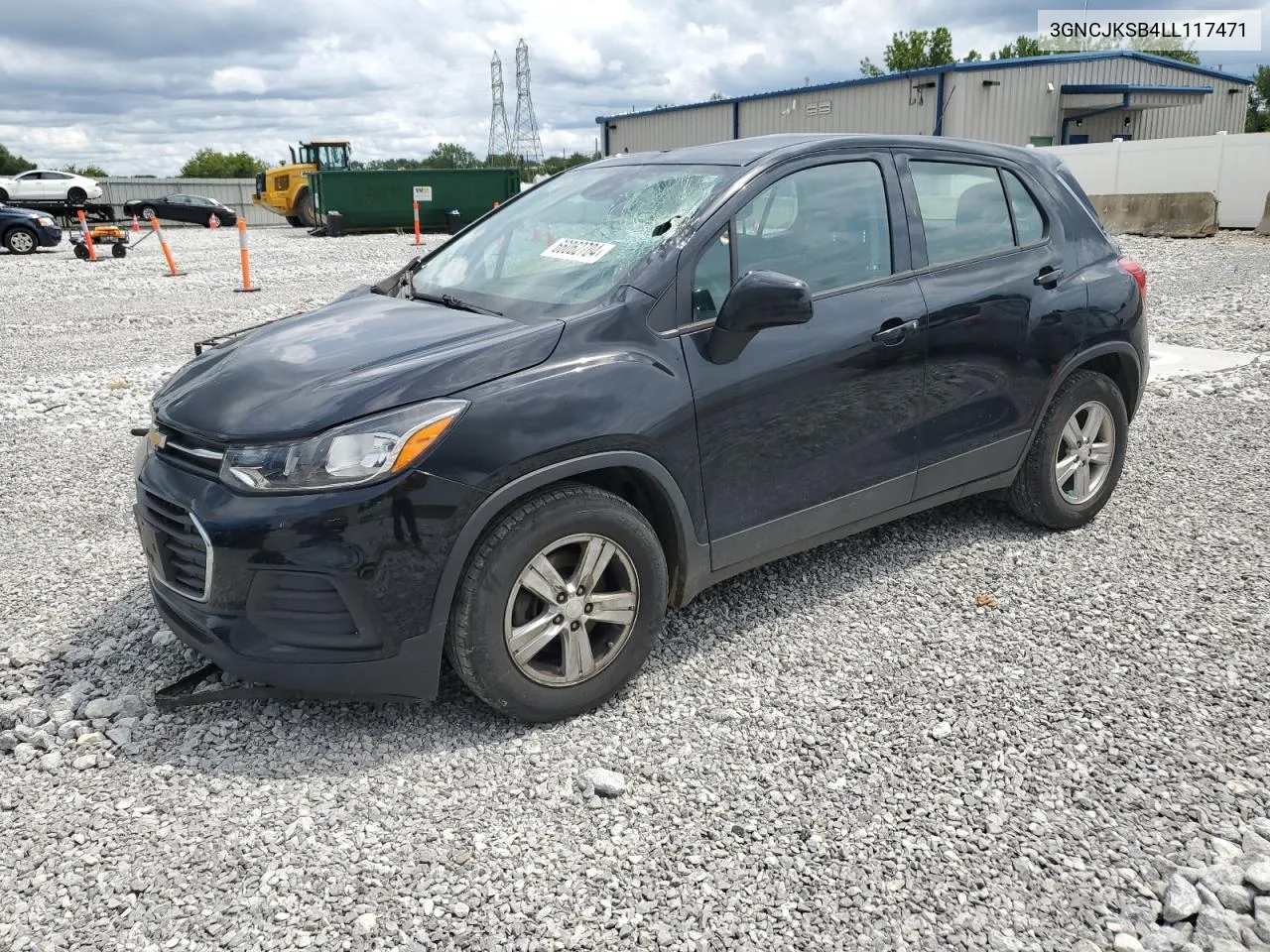 2020 Chevrolet Trax Ls VIN: 3GNCJKSB4LL117471 Lot: 66062704