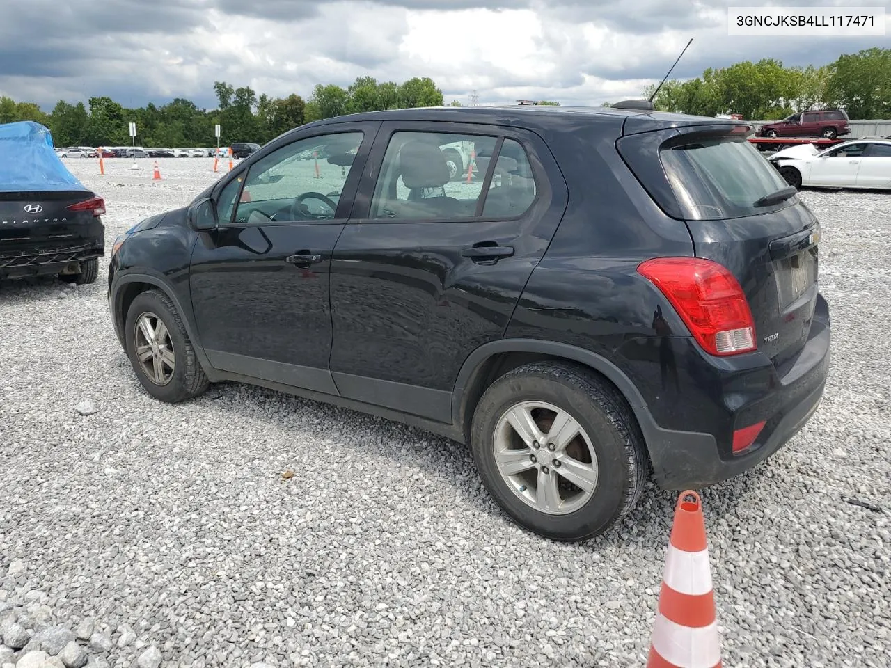 2020 Chevrolet Trax Ls VIN: 3GNCJKSB4LL117471 Lot: 66062704