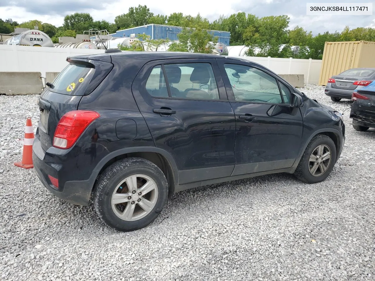 2020 Chevrolet Trax Ls VIN: 3GNCJKSB4LL117471 Lot: 66062704