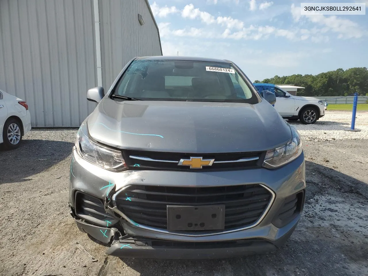 2020 Chevrolet Trax Ls VIN: 3GNCJKSB0LL292641 Lot: 66860124