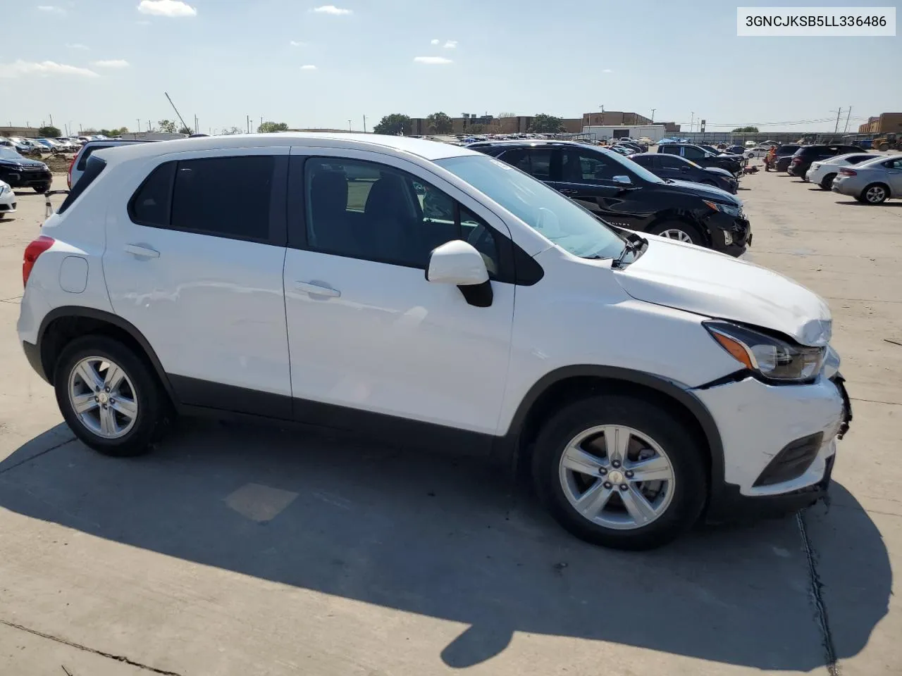 2020 Chevrolet Trax Ls VIN: 3GNCJKSB5LL336486 Lot: 66923374