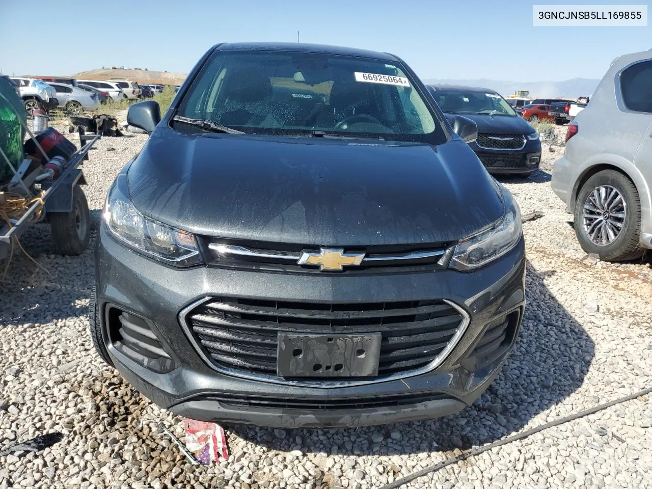 2020 Chevrolet Trax Ls VIN: 3GNCJNSB5LL169855 Lot: 66925064