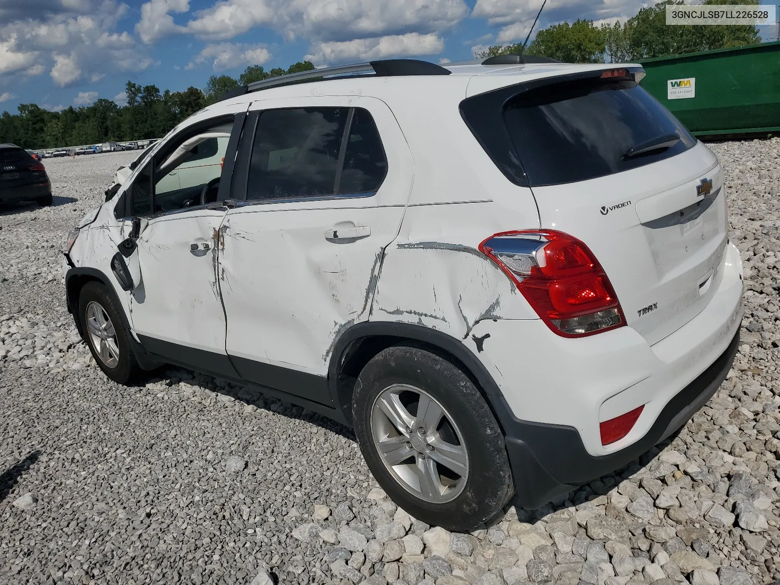 2020 Chevrolet Trax 1Lt VIN: 3GNCJLSB7LL226528 Lot: 66931774