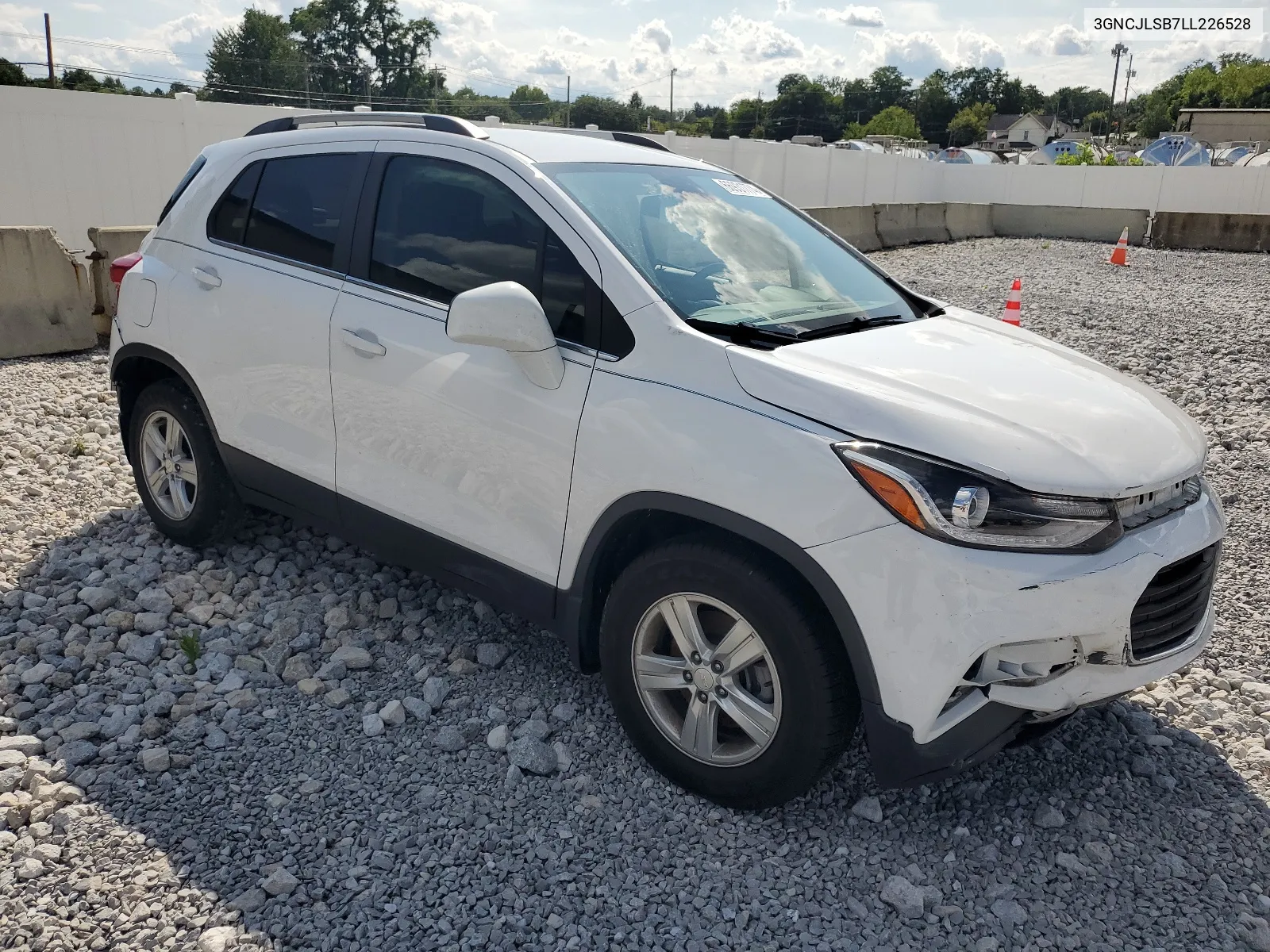 2020 Chevrolet Trax 1Lt VIN: 3GNCJLSB7LL226528 Lot: 66931774