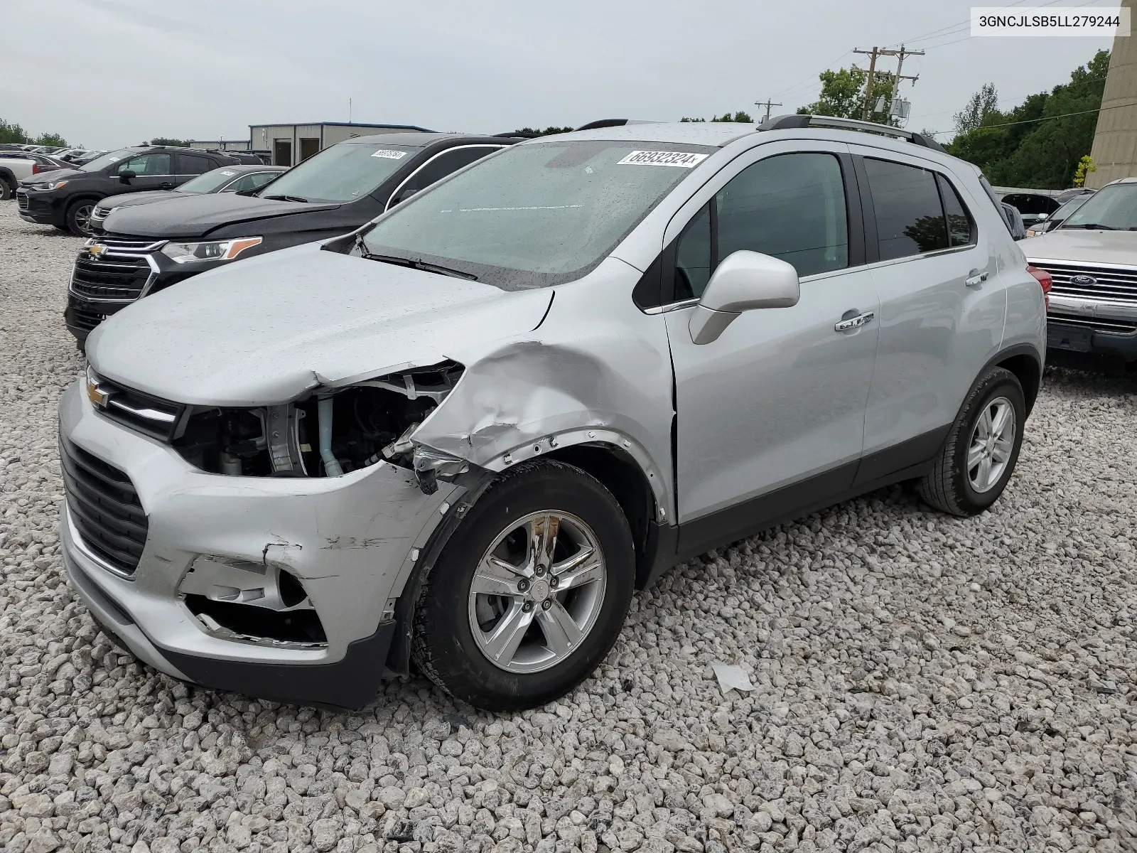 2020 Chevrolet Trax 1Lt VIN: 3GNCJLSB5LL279244 Lot: 66932324