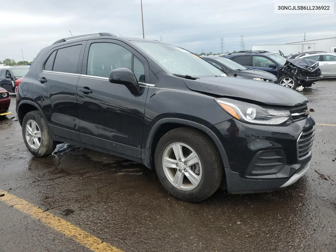 2020 Chevrolet Trax 1Lt VIN: 3GNCJLSB6LL236922 Lot: 66962774