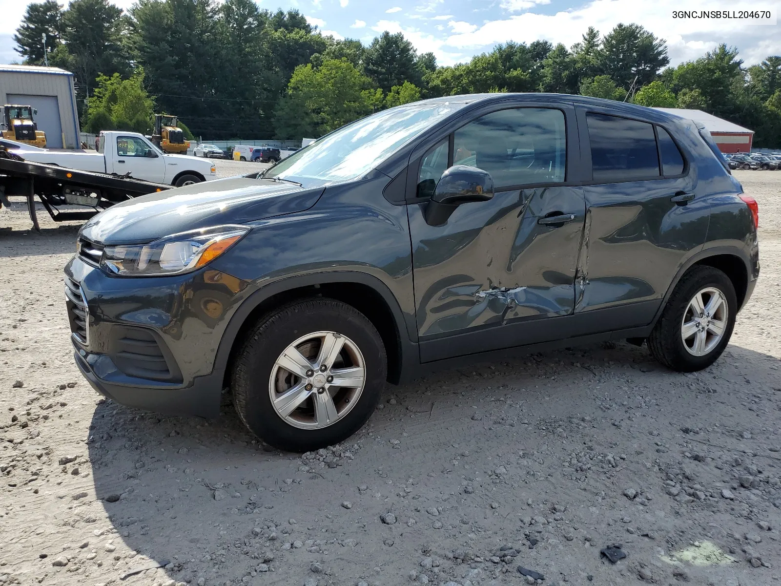 2020 Chevrolet Trax Ls VIN: 3GNCJNSB5LL204670 Lot: 67137254