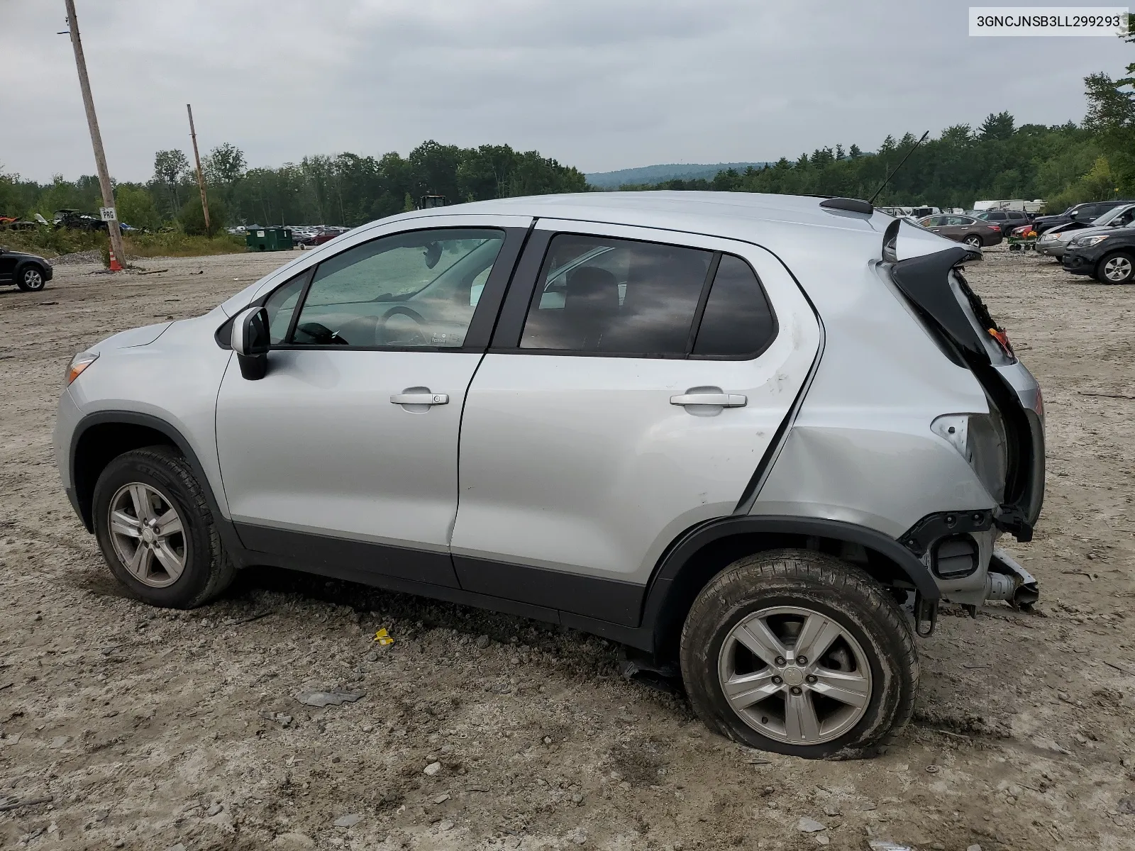 2020 Chevrolet Trax Ls VIN: 3GNCJNSB3LL299293 Lot: 67249914