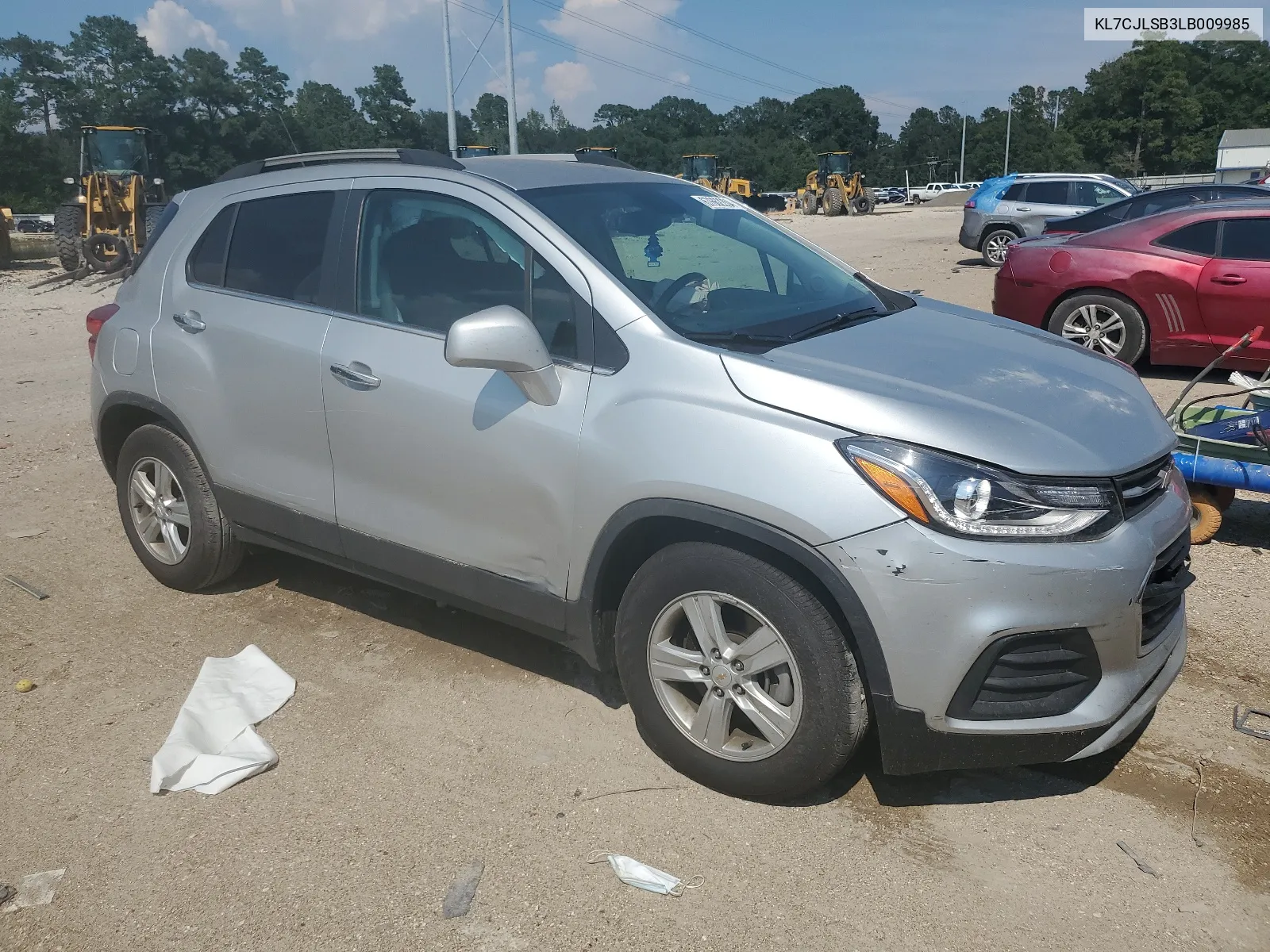 2020 Chevrolet Trax 1Lt VIN: KL7CJLSB3LB009985 Lot: 67662204