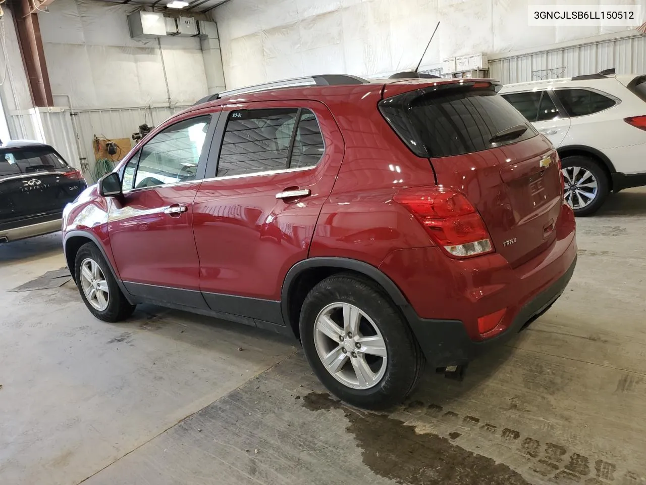 2020 Chevrolet Trax 1Lt VIN: 3GNCJLSB6LL150512 Lot: 67748594