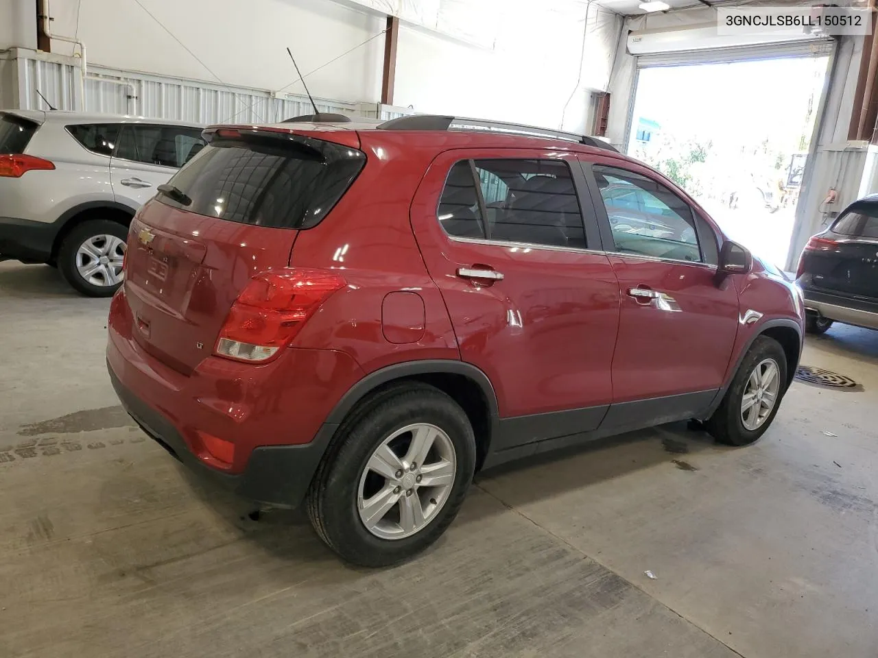 2020 Chevrolet Trax 1Lt VIN: 3GNCJLSB6LL150512 Lot: 67748594