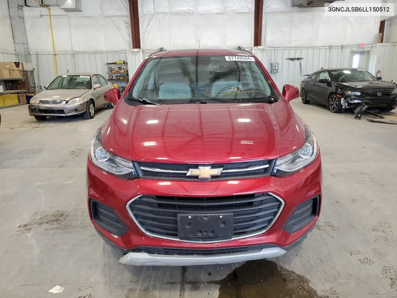 2020 Chevrolet Trax 1Lt VIN: 3GNCJLSB6LL150512 Lot: 67748594