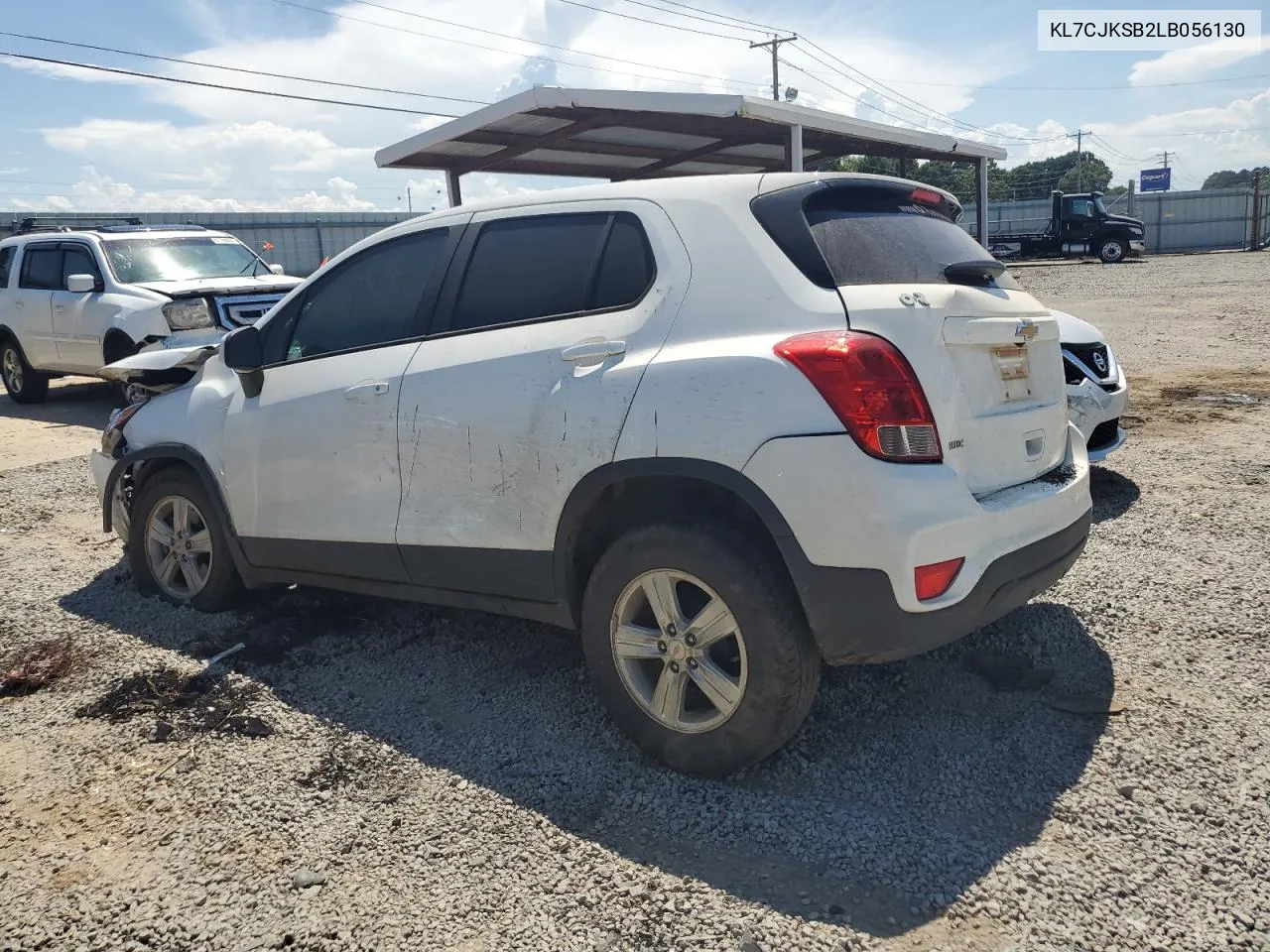 2020 Chevrolet Trax Ls VIN: KL7CJKSB2LB056130 Lot: 67829524