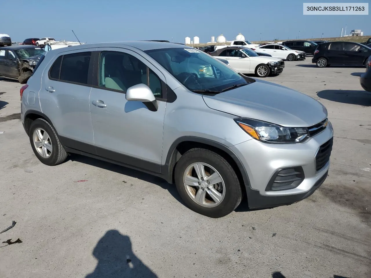 2020 Chevrolet Trax Ls VIN: 3GNCJKSB3LL171263 Lot: 68260184