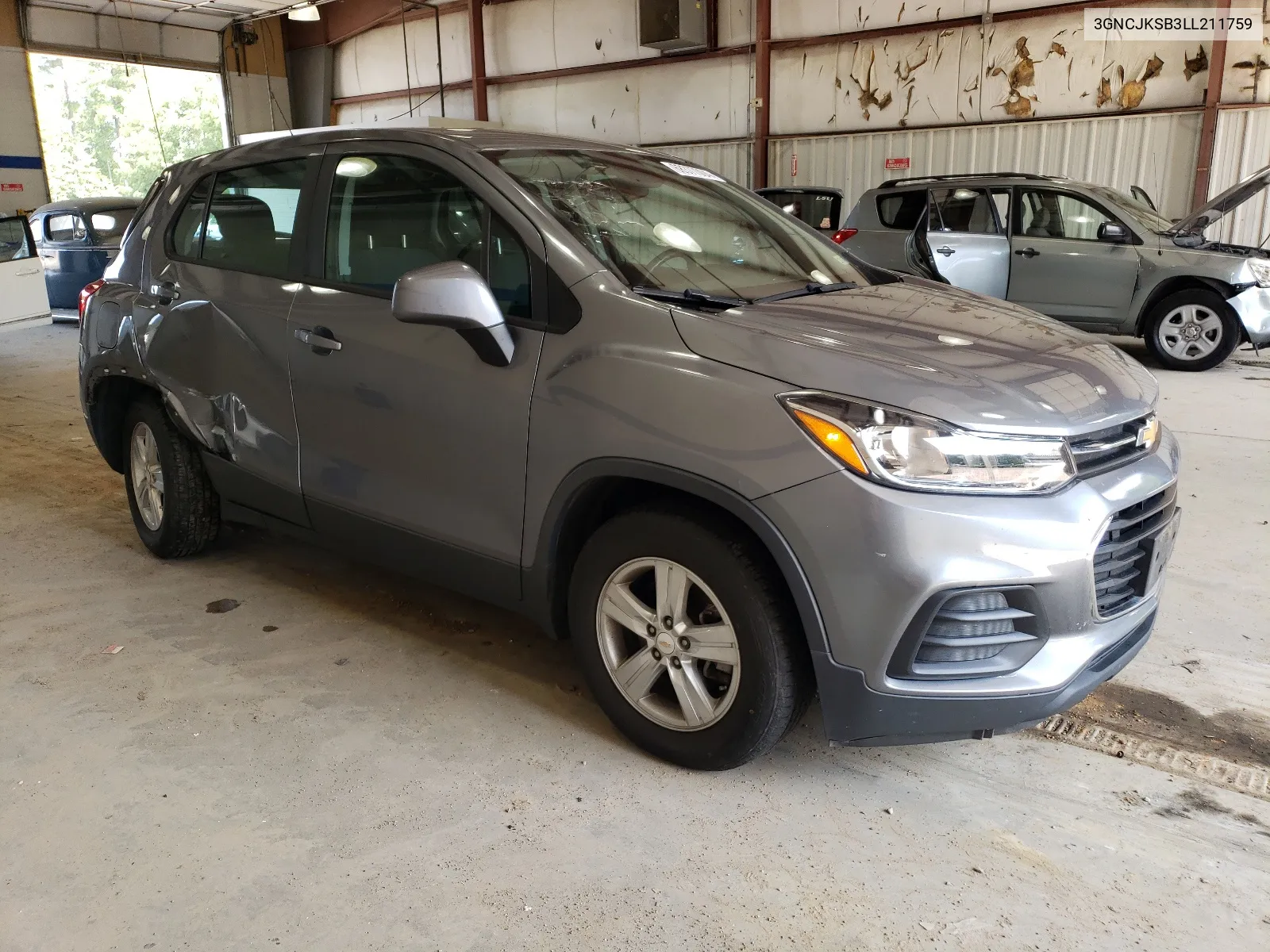 2020 Chevrolet Trax Ls VIN: 3GNCJKSB3LL211759 Lot: 68377004