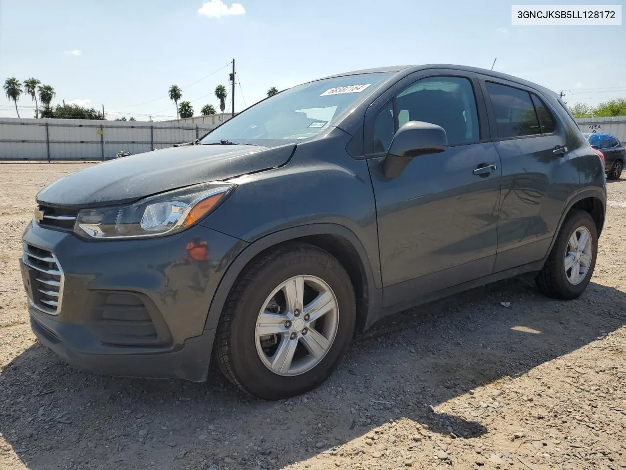 2020 Chevrolet Trax Ls VIN: 3GNCJKSB5LL128172 Lot: 68382164