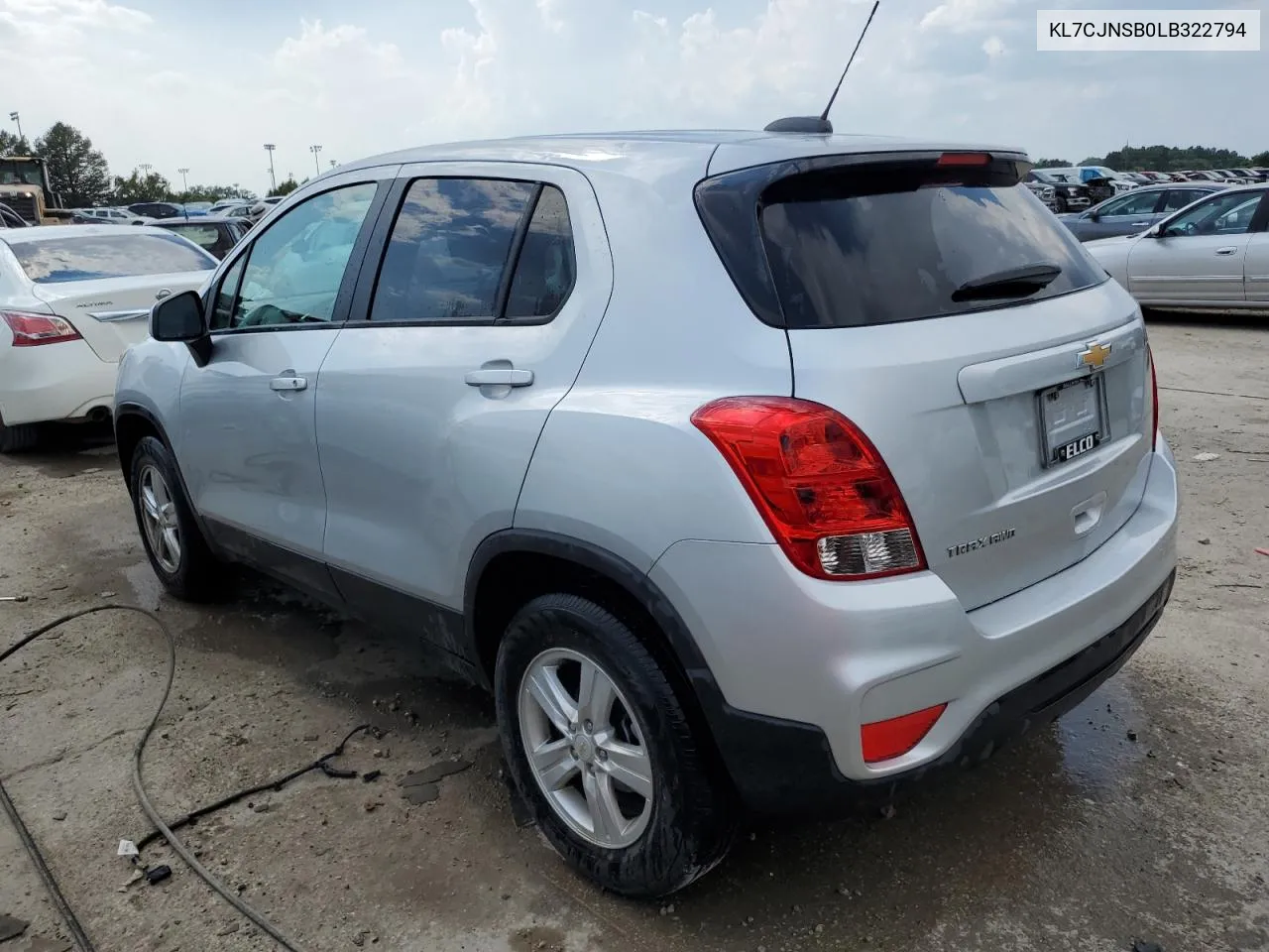 2020 Chevrolet Trax Ls VIN: KL7CJNSB0LB322794 Lot: 68464884