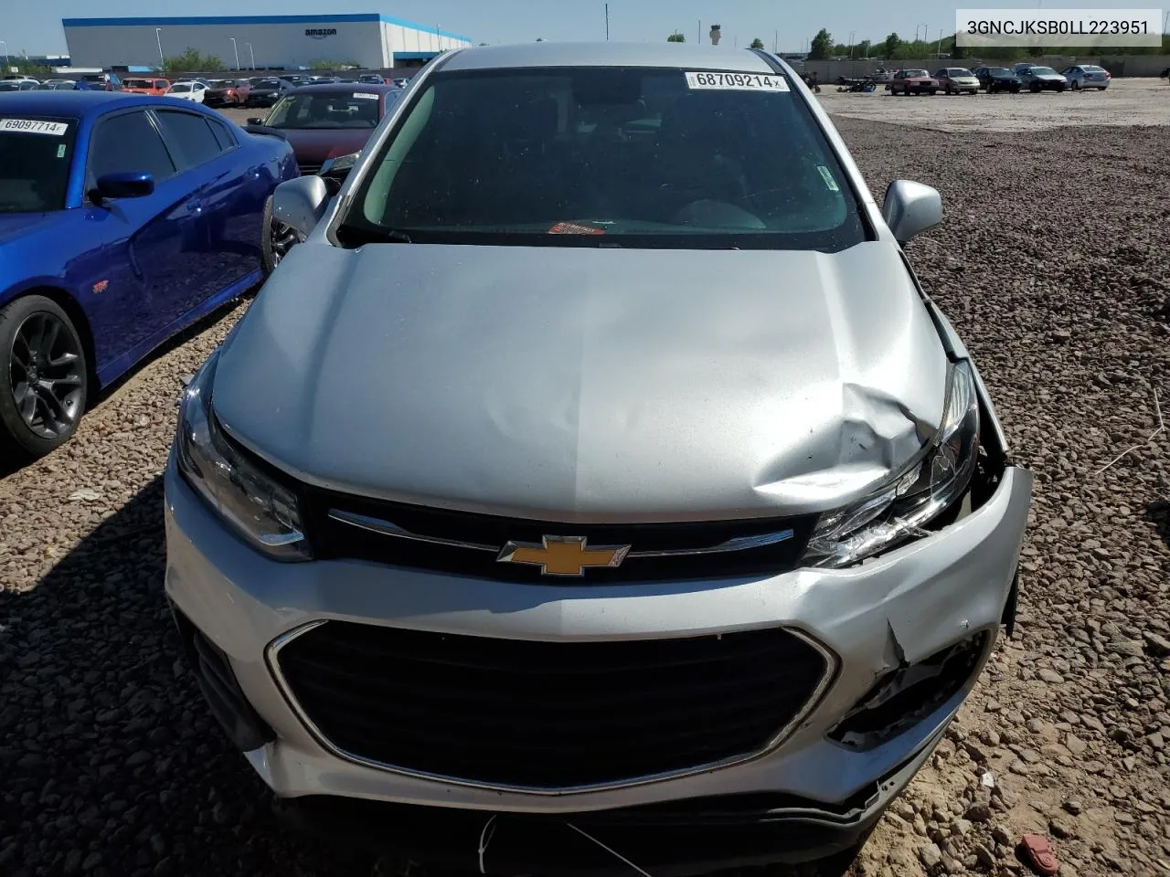 2020 Chevrolet Trax Ls VIN: 3GNCJKSB0LL223951 Lot: 68709214