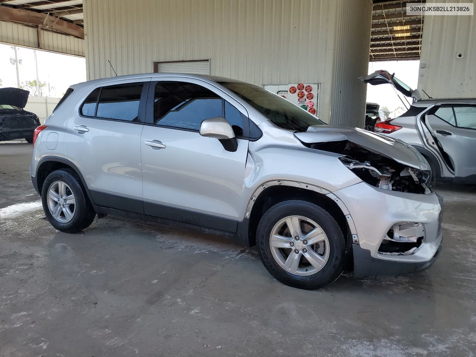 2020 Chevrolet Trax Ls VIN: 3GNCJKSB2LL213826 Lot: 68743084