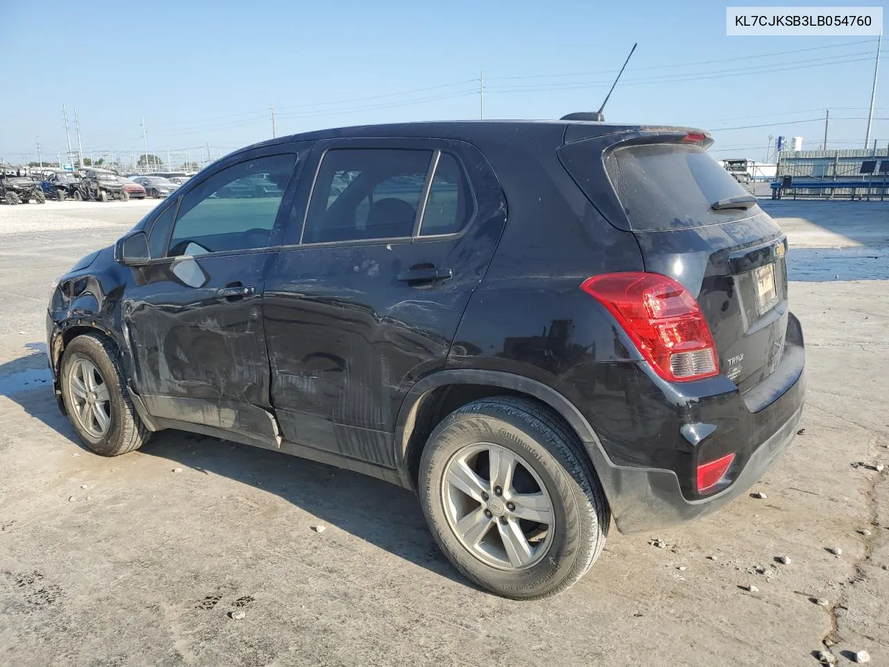 2020 Chevrolet Trax Ls VIN: KL7CJKSB3LB054760 Lot: 68758324