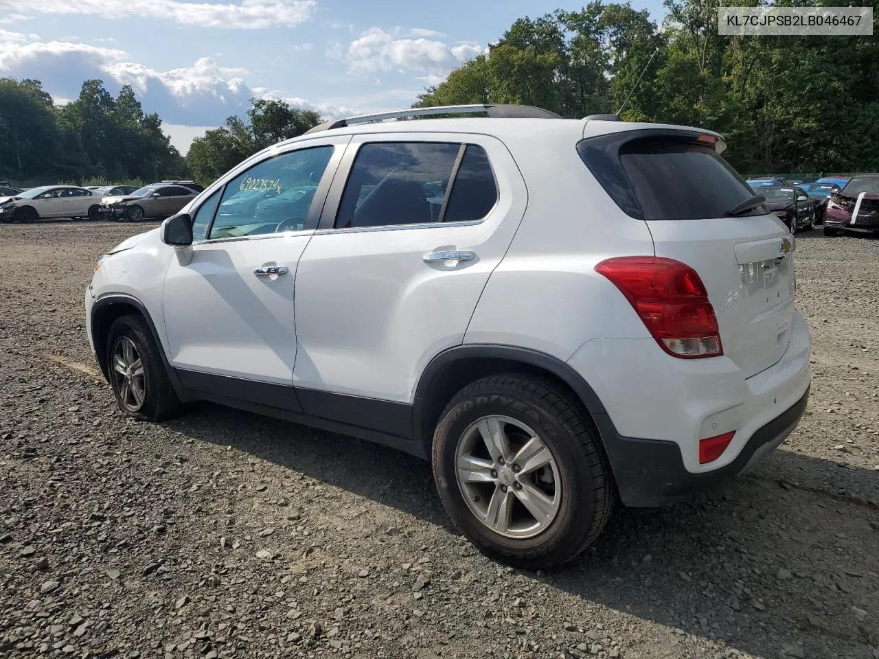 2020 Chevrolet Trax 1Lt VIN: KL7CJPSB2LB046467 Lot: 69027574