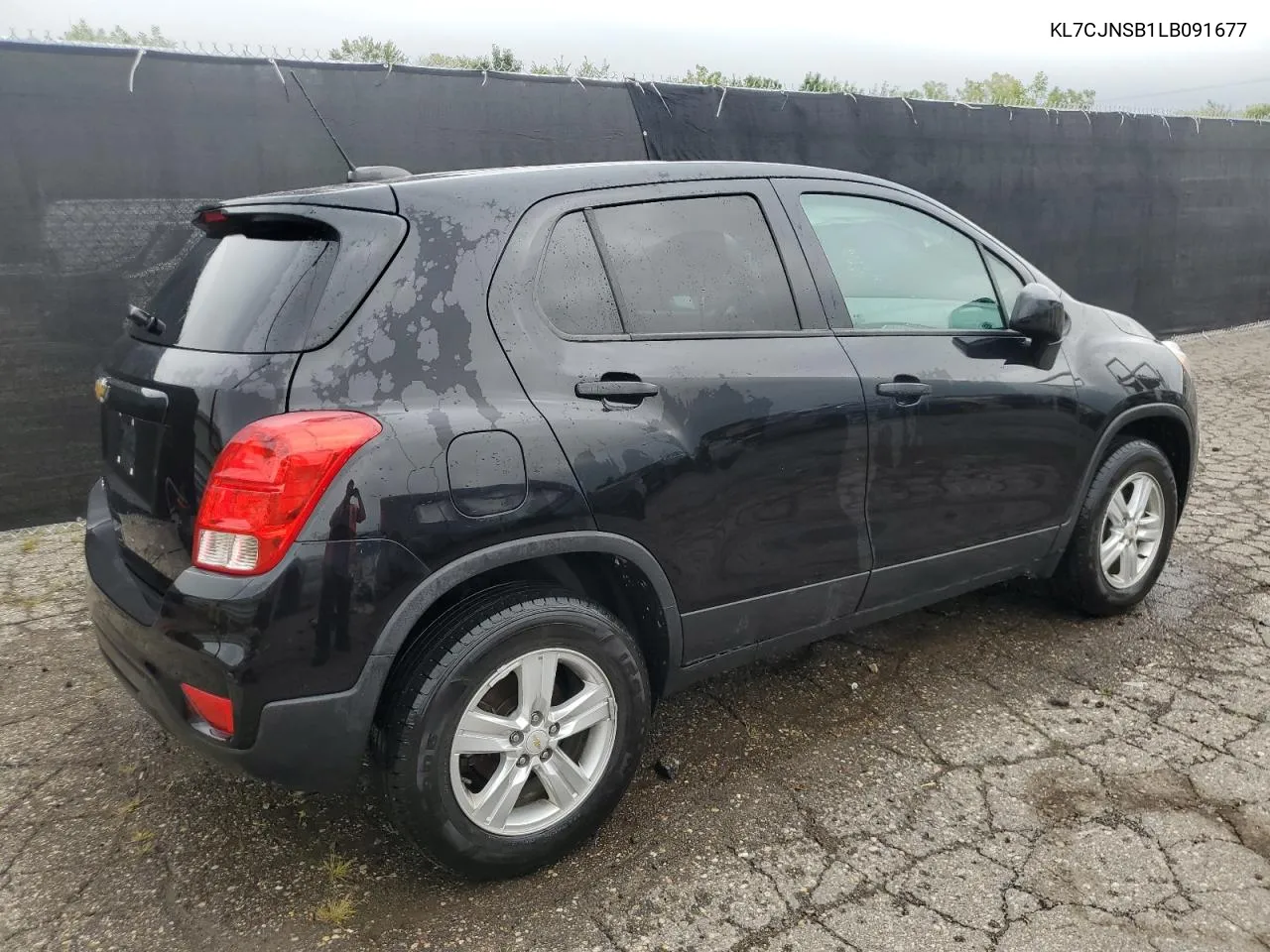 2020 Chevrolet Trax Ls VIN: KL7CJNSB1LB091677 Lot: 69251044