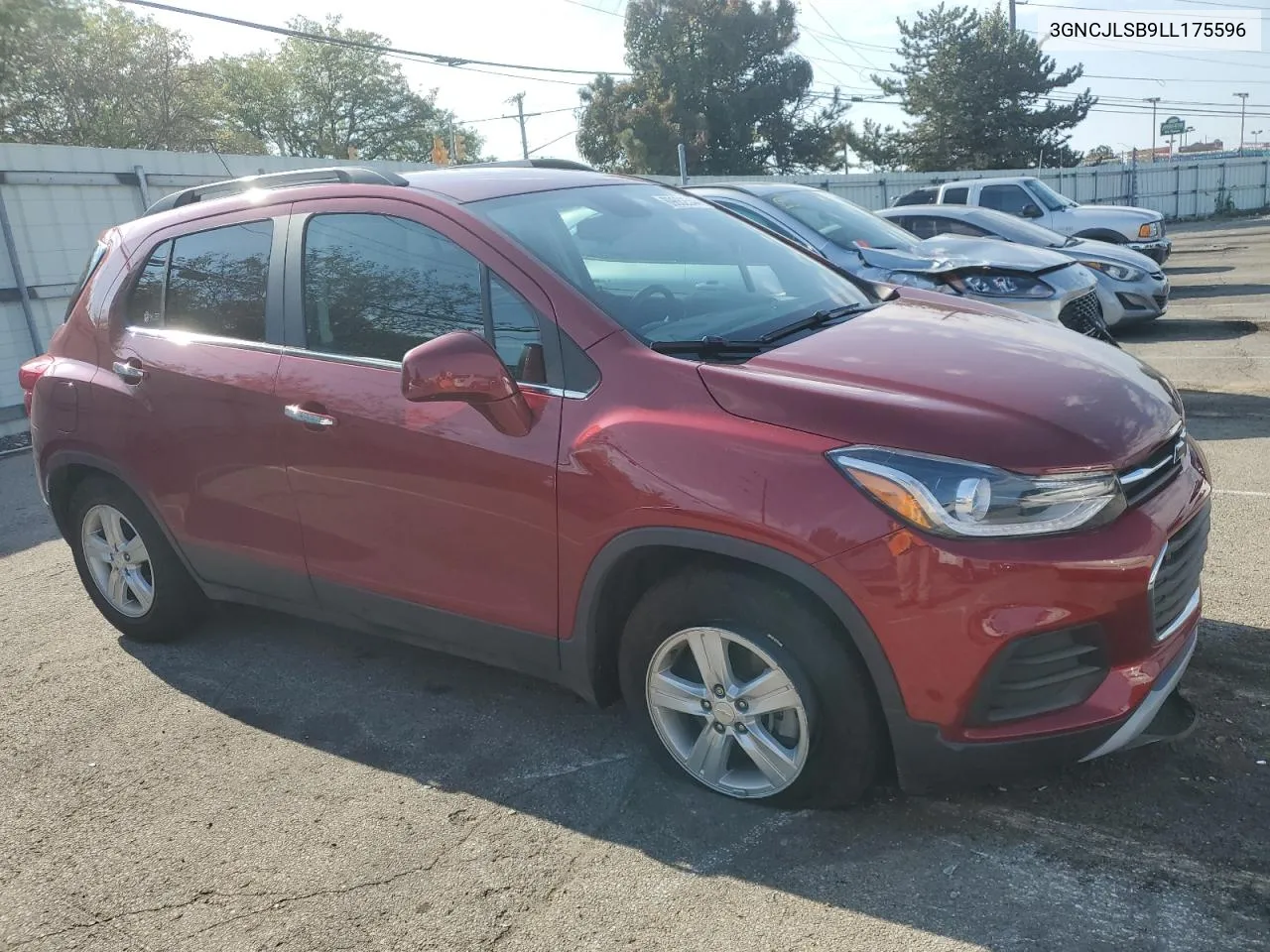 2020 Chevrolet Trax 1Lt VIN: 3GNCJLSB9LL175596 Lot: 69662544