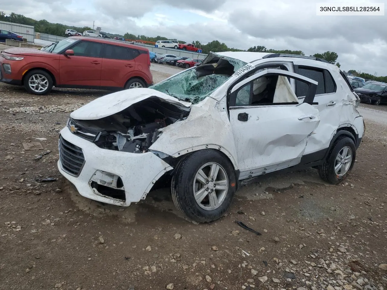 2020 Chevrolet Trax 1Lt VIN: 3GNCJLSB5LL282564 Lot: 69784384