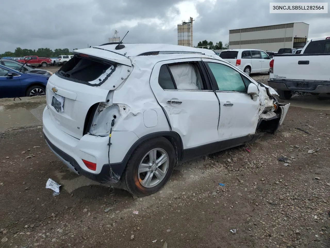 2020 Chevrolet Trax 1Lt VIN: 3GNCJLSB5LL282564 Lot: 69784384