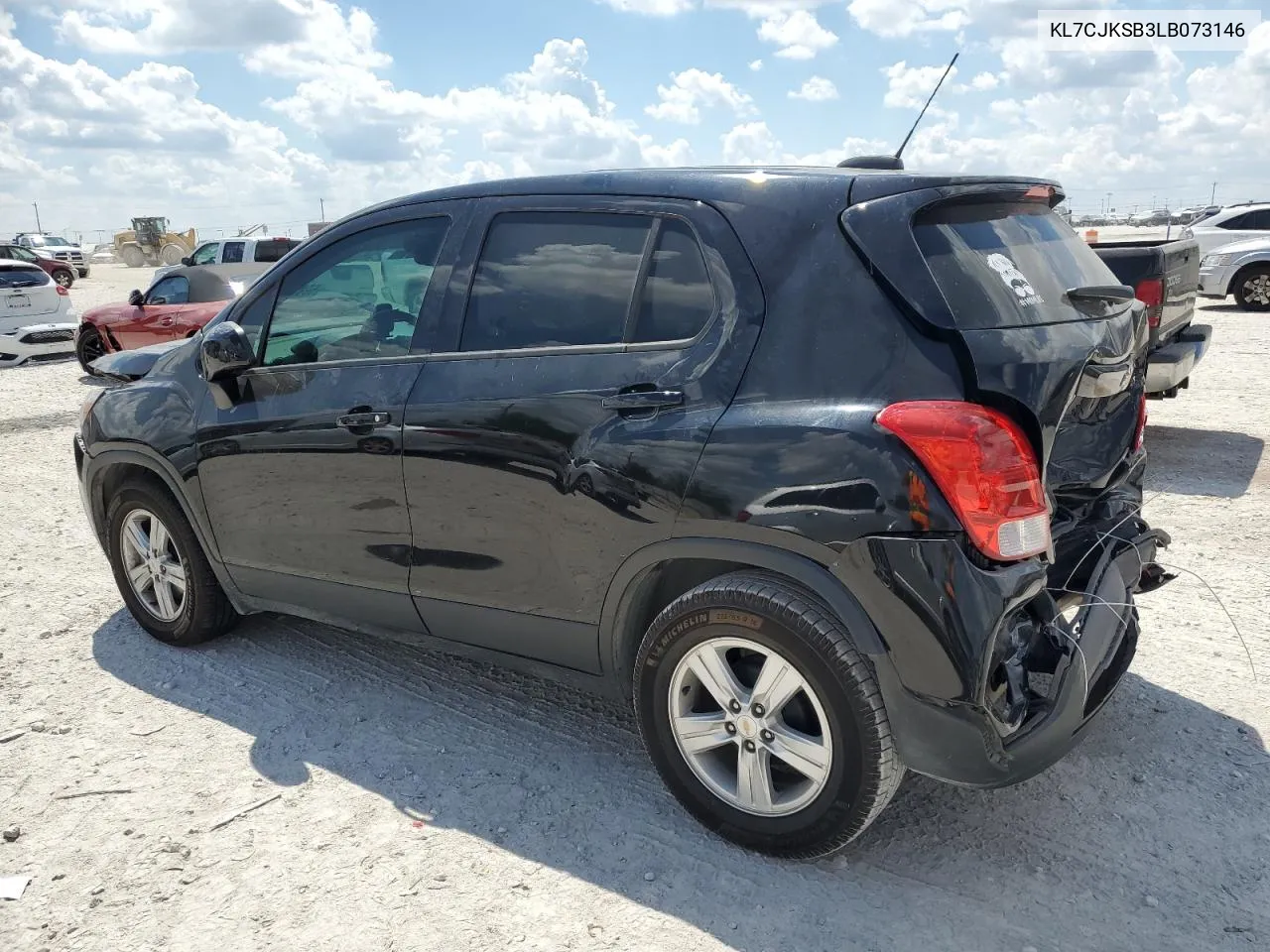 2020 Chevrolet Trax Ls VIN: KL7CJKSB3LB073146 Lot: 69879694