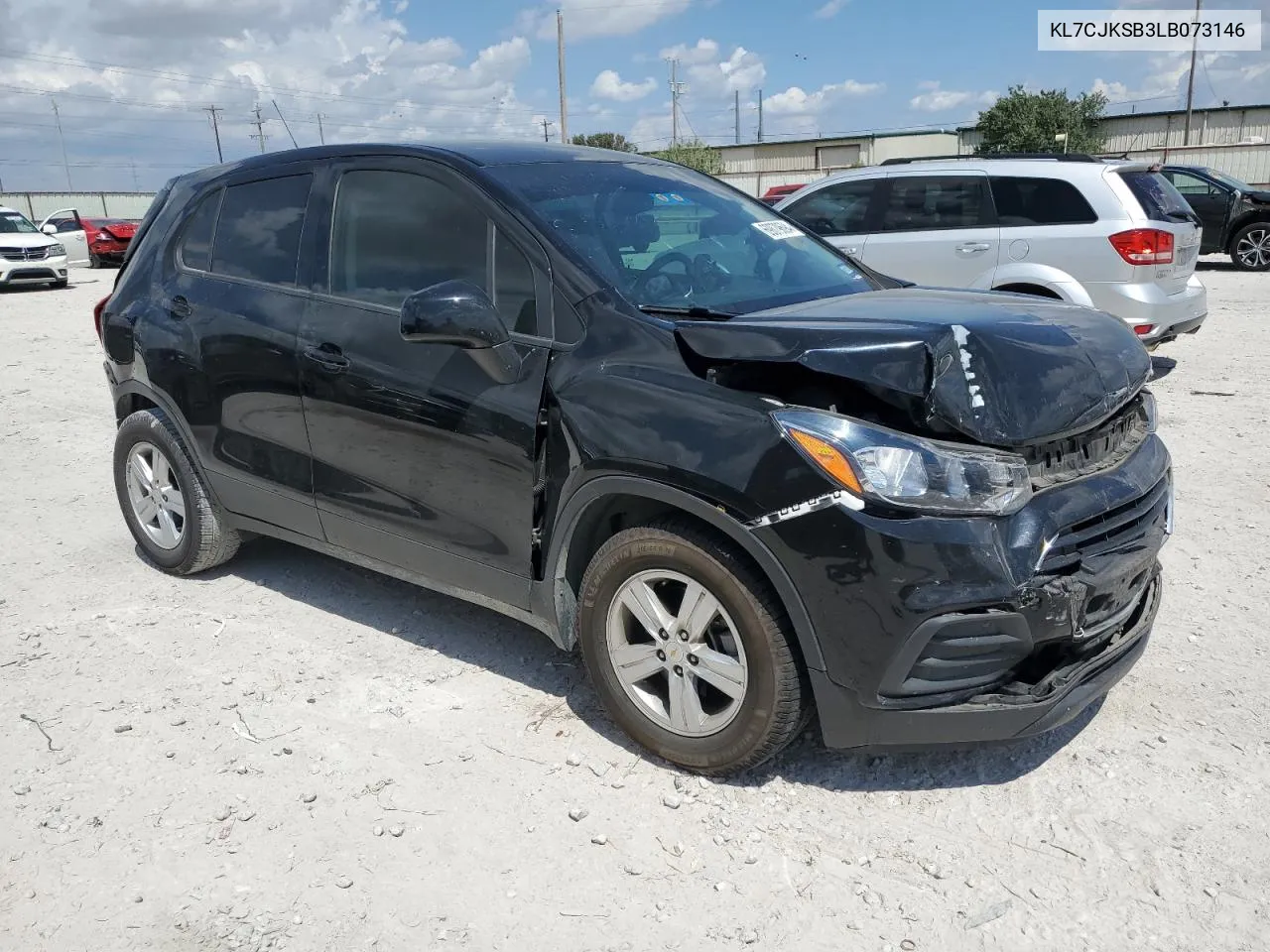 2020 Chevrolet Trax Ls VIN: KL7CJKSB3LB073146 Lot: 69879694