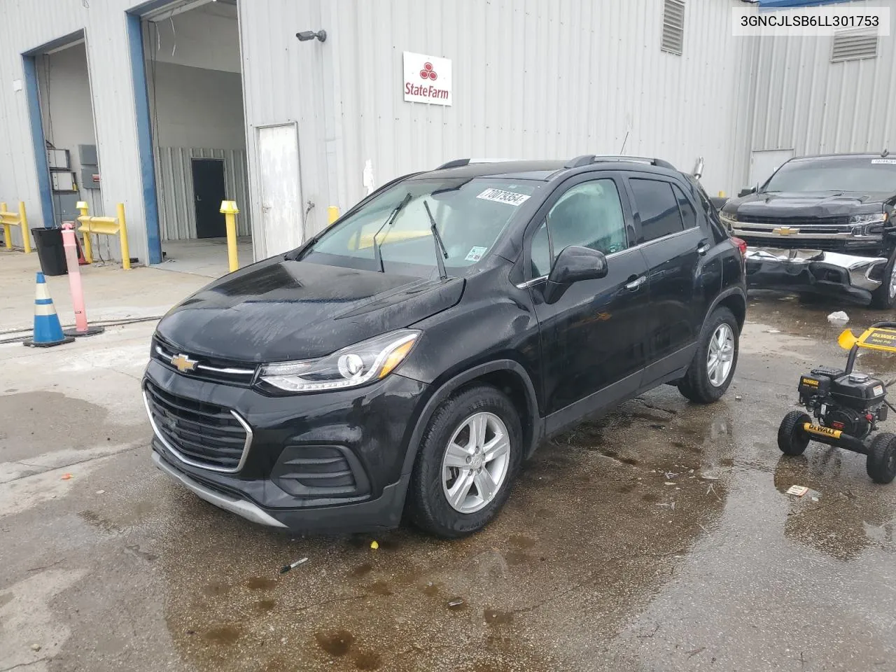 2020 Chevrolet Trax 1Lt VIN: 3GNCJLSB6LL301753 Lot: 70079354