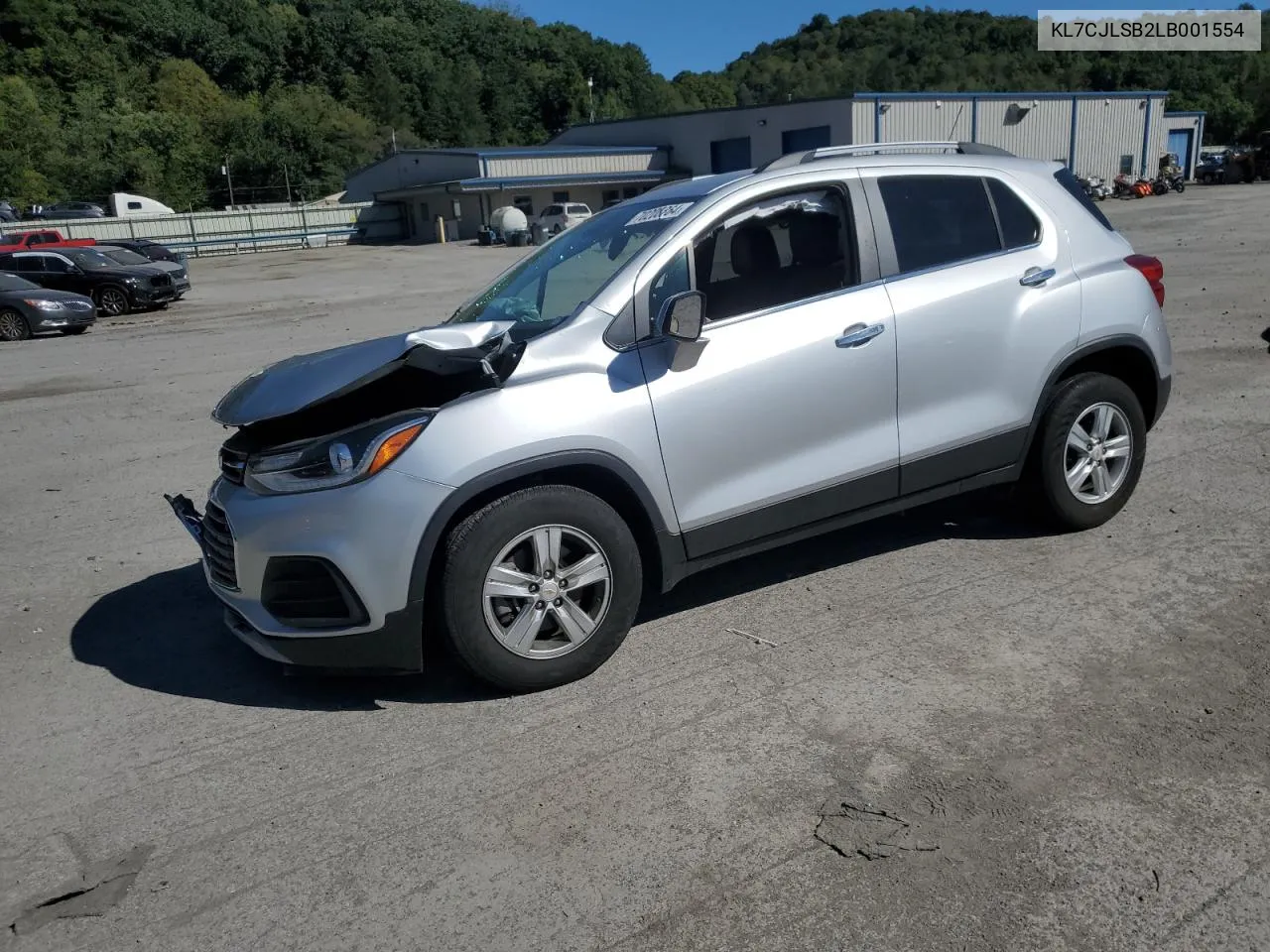 KL7CJLSB2LB001554 2020 Chevrolet Trax 1Lt